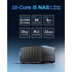 Serveur Nas TerraMaster  8-Bay SSD
