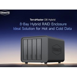 Serveur Nas TerraMaster 8-Bay Hybrid RAID Enclosure