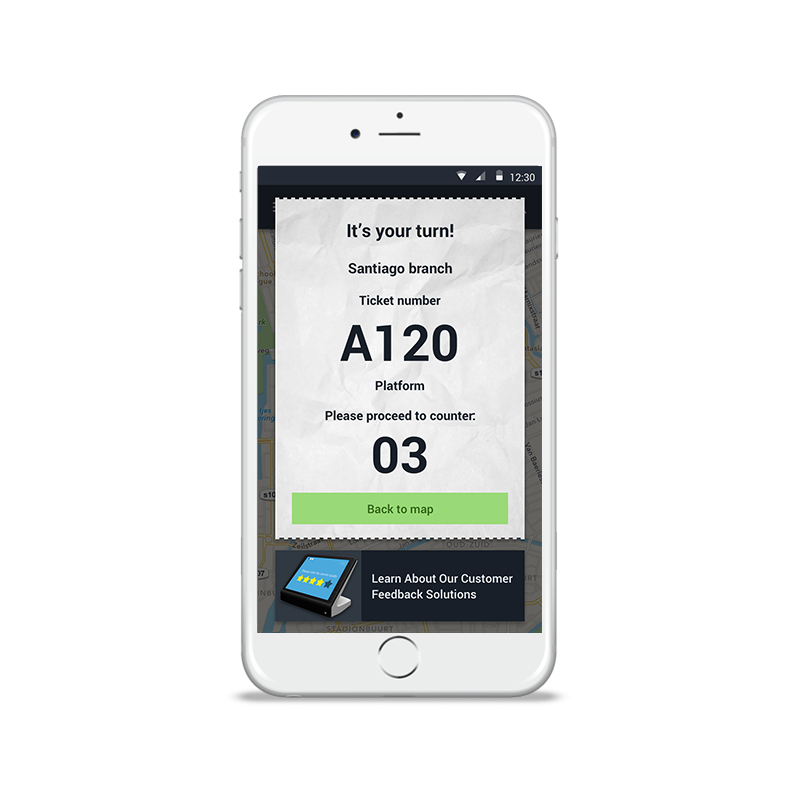 File d’attente mobile (application) Wavetec