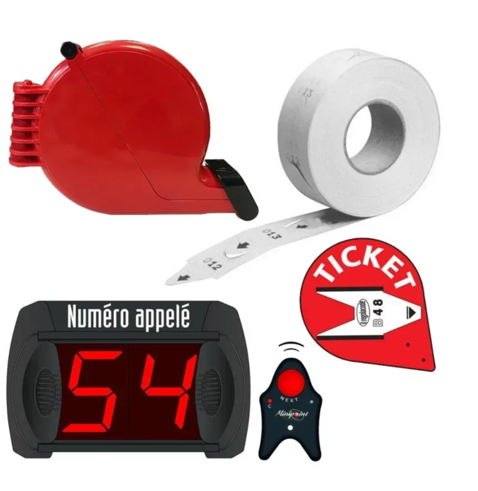 Kit gestion file d’attente sans fil Easyturn (1 télécommande)