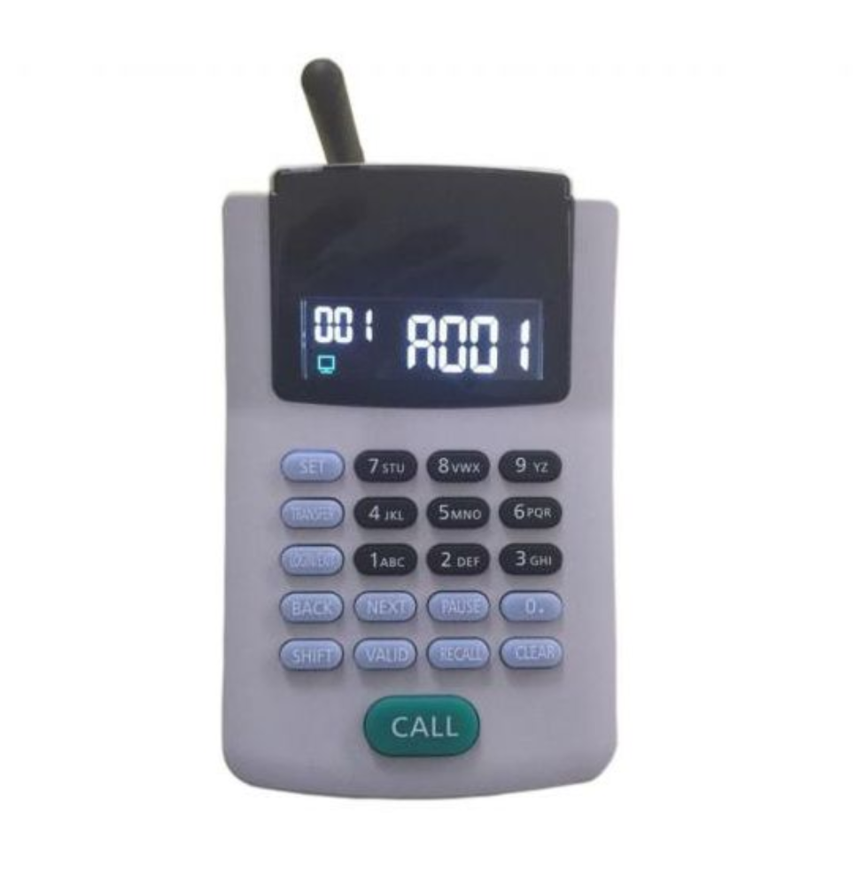 Console d’appel guichet 21 boutons sans fil Qmatic