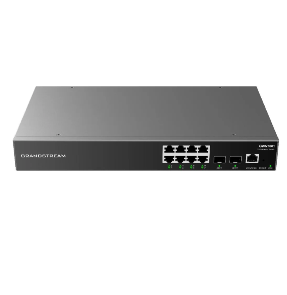 Switch Grandstream GWN7610P Managed Gigabit PoE SwitchGWN7610P PoE+ 8 ports