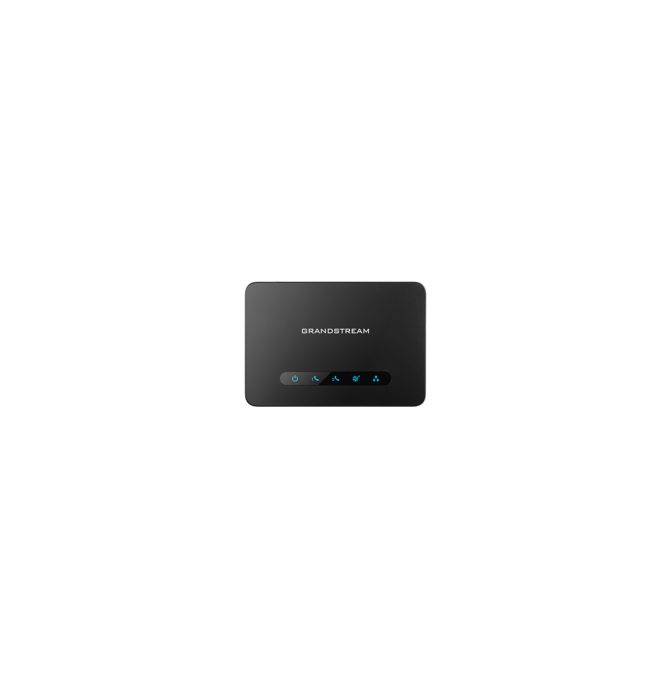 Adaptateur téléphone analogique 2 ports FXS + routeur NAT Gigabit – Grandstream (HT812)