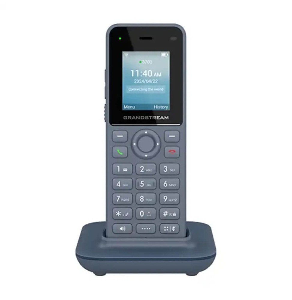 Téléphone IP Wi-Fi 3000mAh 2 comptes SIP 2 lignes vocale HD Grandstream (WP-816)