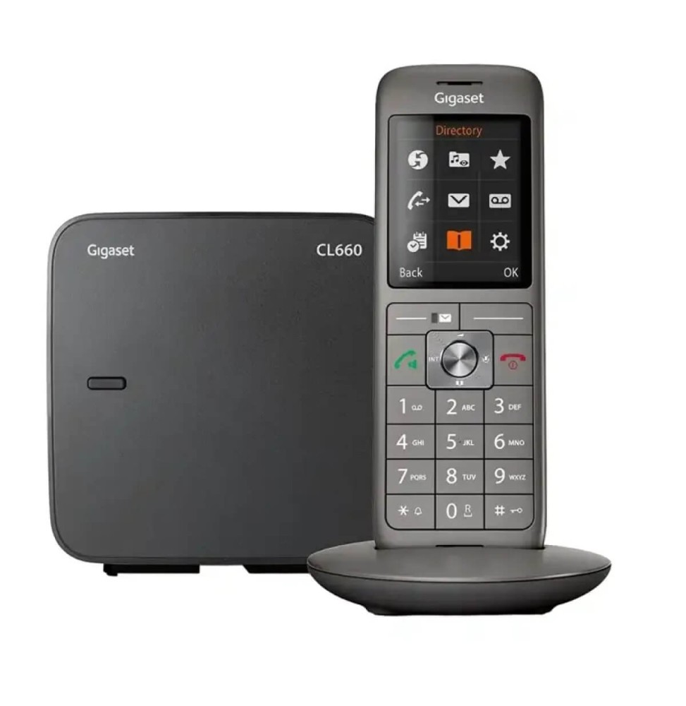 Téléphone sans fil DECT base déportée Gigaset (CL-660)
