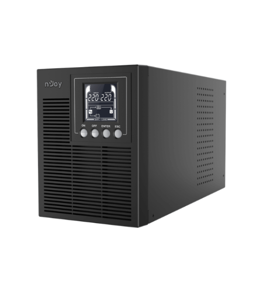 Onduleur online double conversion nJoy UPS Echo Pro 1000 1000VA/800W 3 Prise FR LCD USB (UPOL-OL100EP-CG)