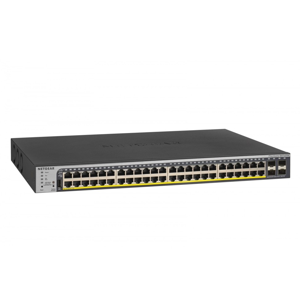 Switch Administrable 48-Ports Gigabit PoE+ 4SFP 760W NETGEAR GS752TPP