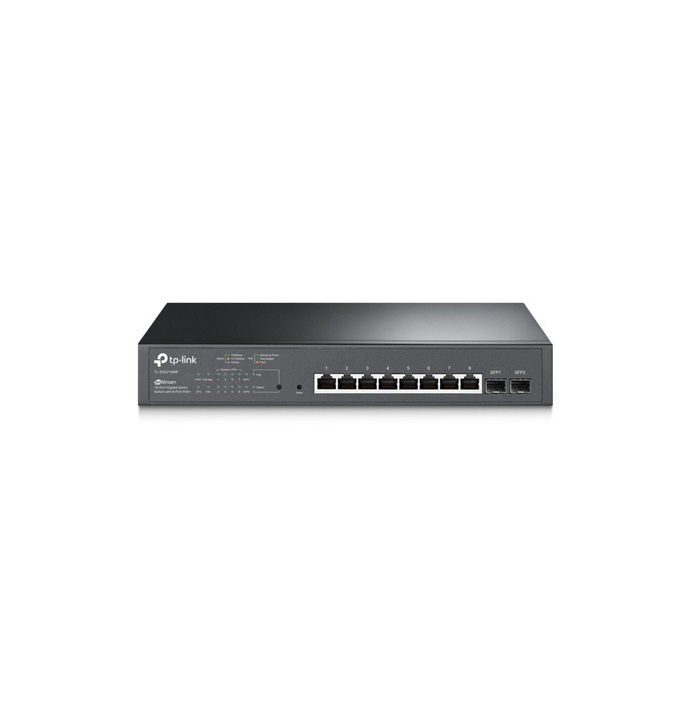Switch Administrable 10-Ports Gigabit 8PoE+ TP-LINK TL-SG2210MP