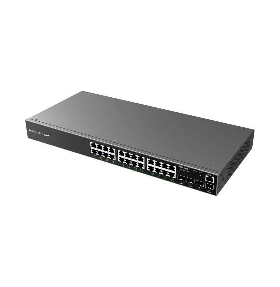 Switch Administrable 24-Ports Gigabit PoE 4SFP GRANDSTREAM GWN7803