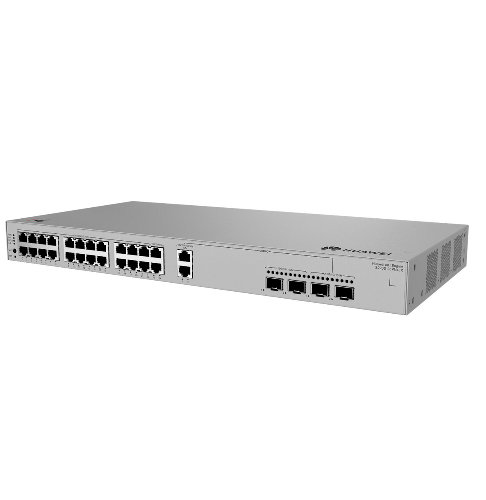 Switch 24Ports Gigabit PoE400W 4SFP Huawei EKITENGINE-S220S-26PN4JX-98012521