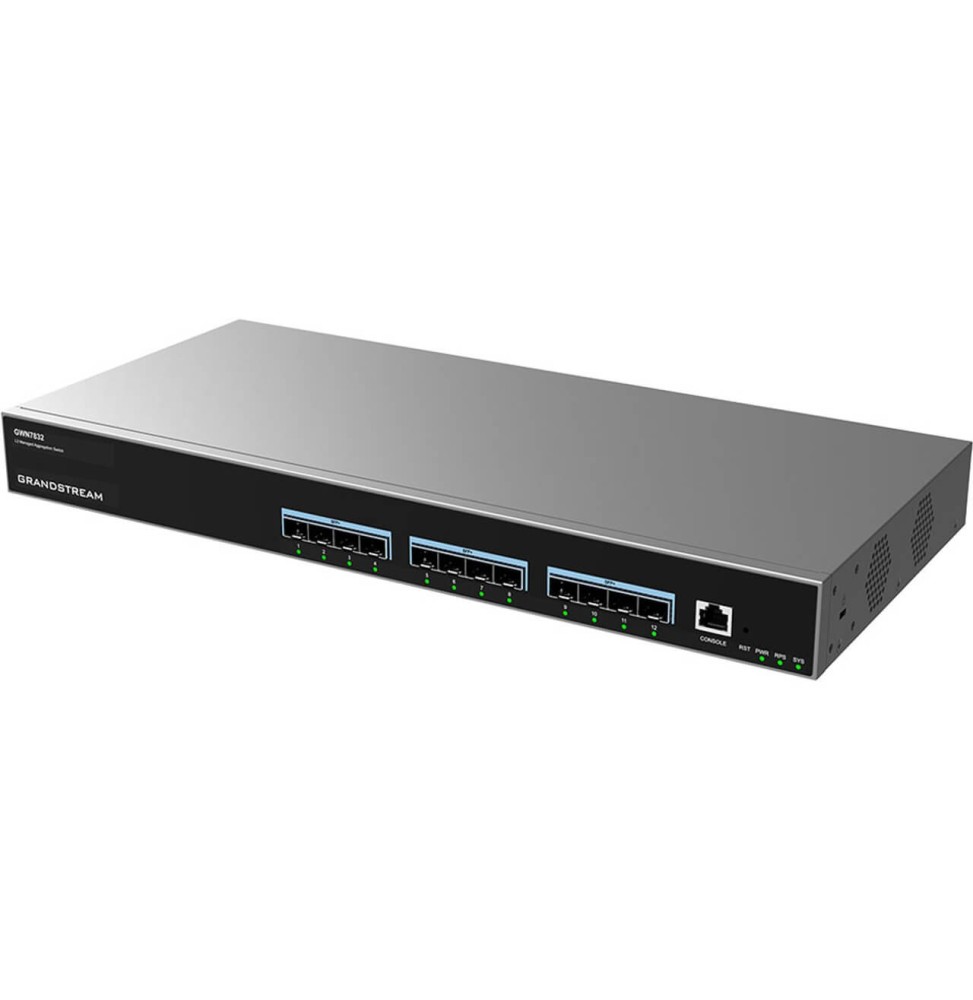 Switch Administrable Niveau3 12SFP+ Gigabit Grandstream GWN7832