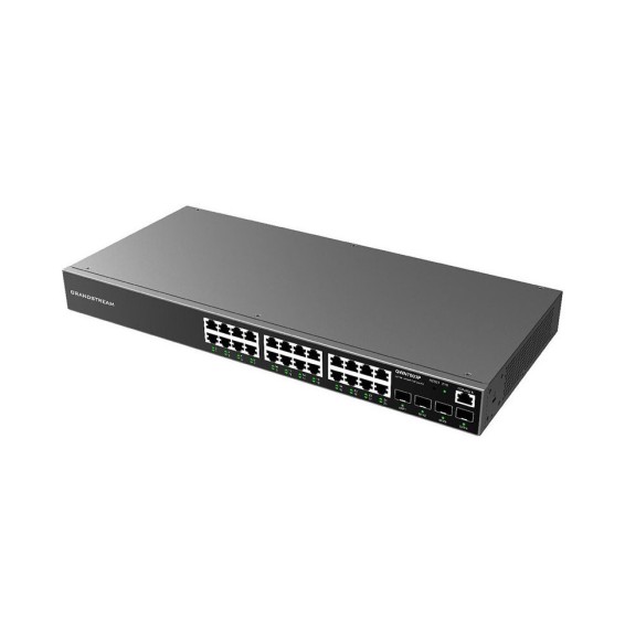 Switch Administrable Niveau2+ 24Portes PoE Gigabit 4SFP Grandstream GWN7803P