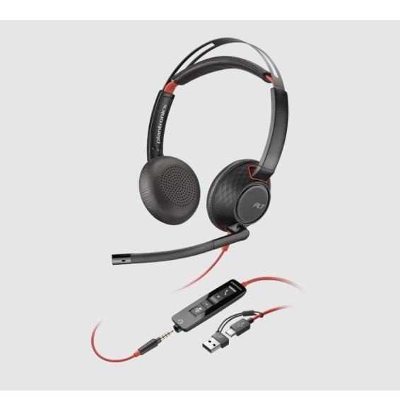 Casque USB Poly BLACKWIRE-5200 (POLY-BLACKWIRE-5200)