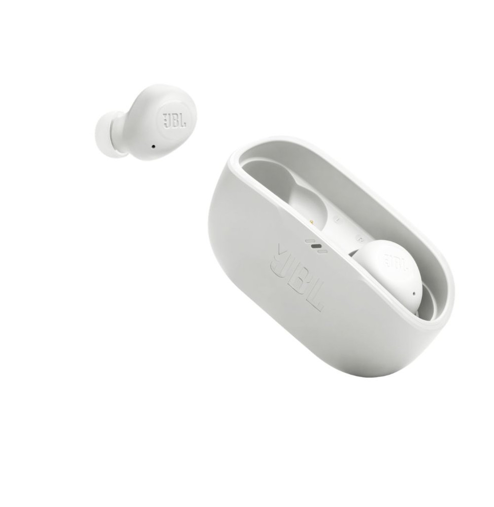 Écouteurs Bluetooth JBL Wave Buds - Blanc (JBLWBUDSWHT)