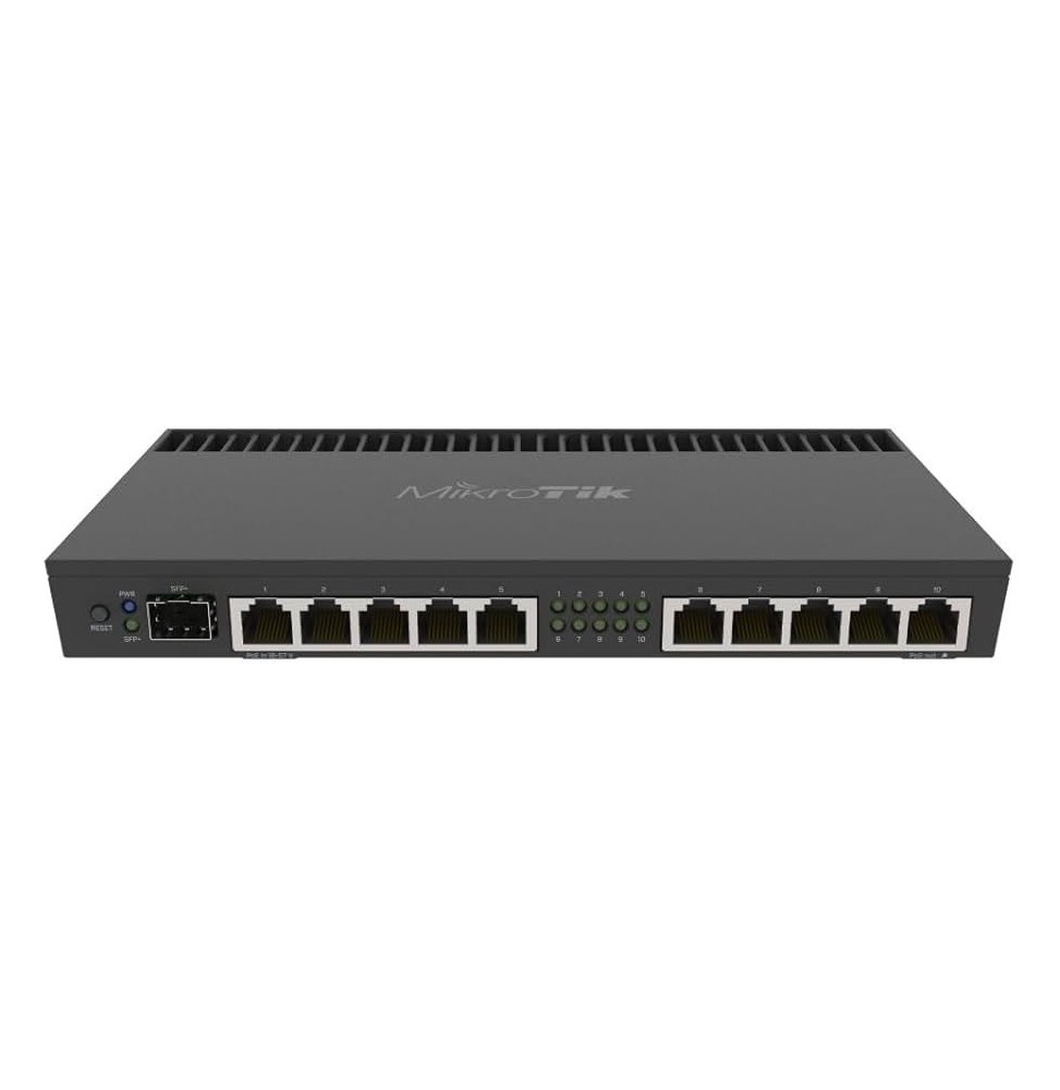 Routeur Gigabit 10 ports + SFP+ MikroTik (RB4011iGS+RM)
