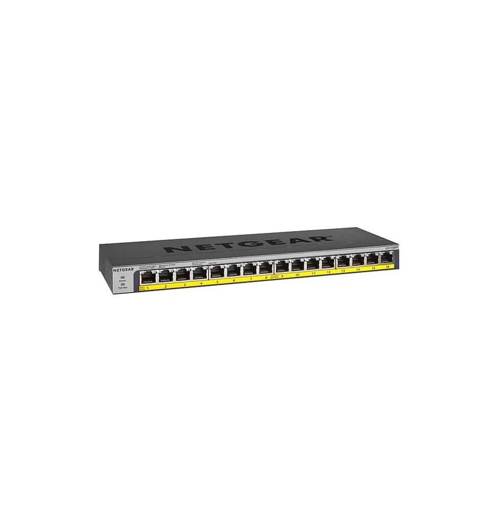 Switch 16Ports Gigabit PoE 76W Netgear Netgear GS116LP (GS116LP)