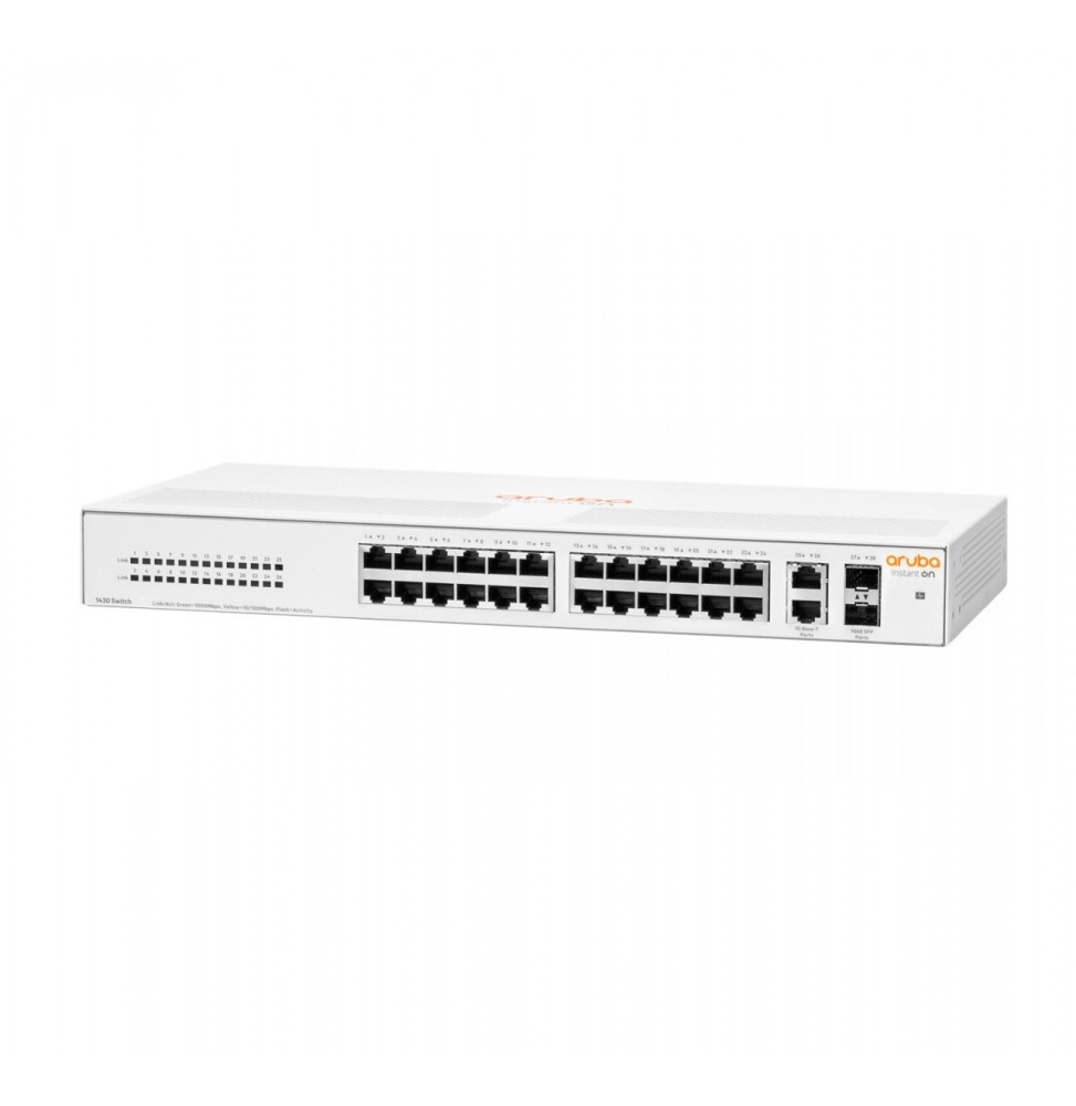 Switch 26Ports Gigabit 2SFP Aruba INSTANTON-1430-R8R50A (INSTANTON-1430-R8R50A)