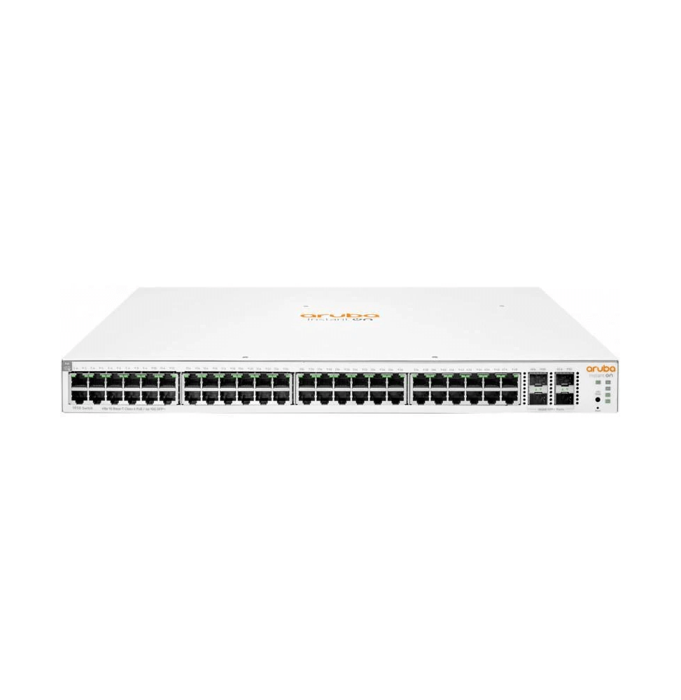 Switch Administrable InstantOn 1930 48G Classe4 PoE 4SFP SFP+ 370W Aruba (JL686A)