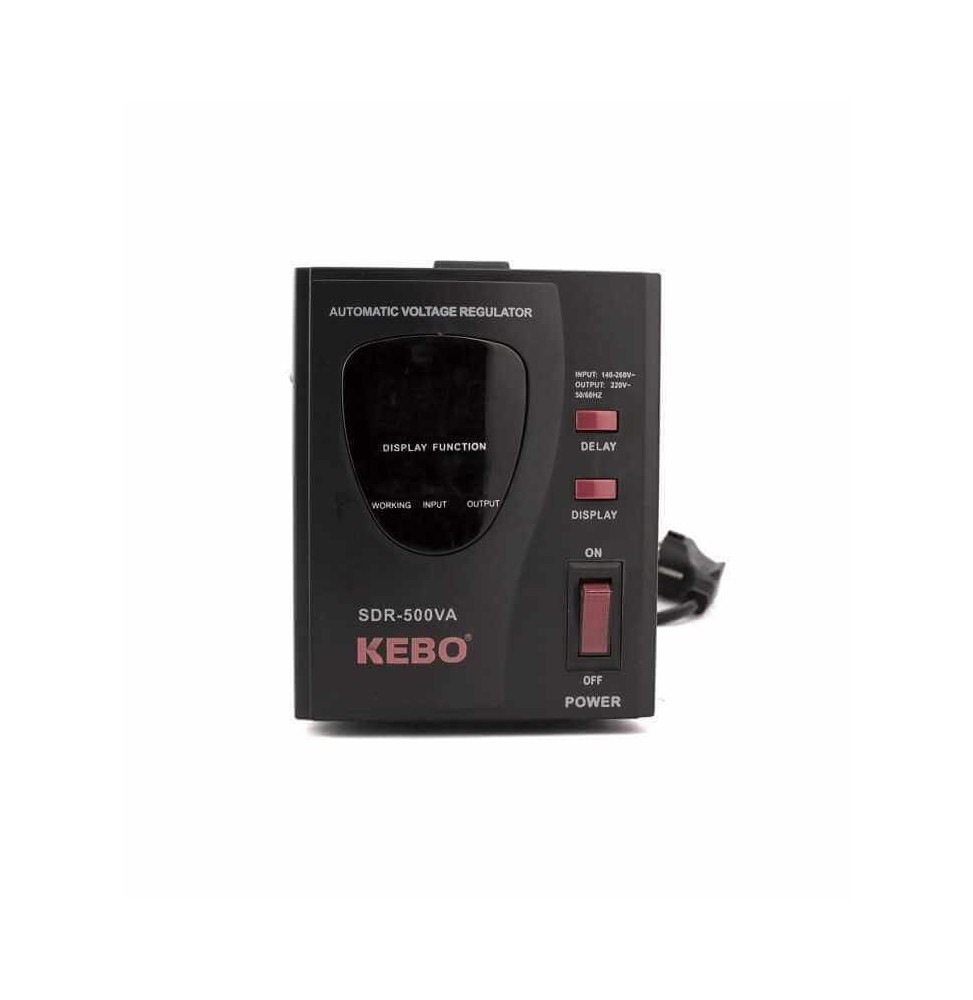 Régulateur de tension 300W 220V Kebo SDR-500VA (KEBO-SDR-500VA)