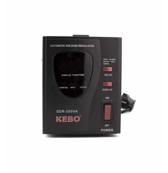 Régulateur de tension 300W 220V Kebo SDR-500VA (KEBO-SDR-500VA)
