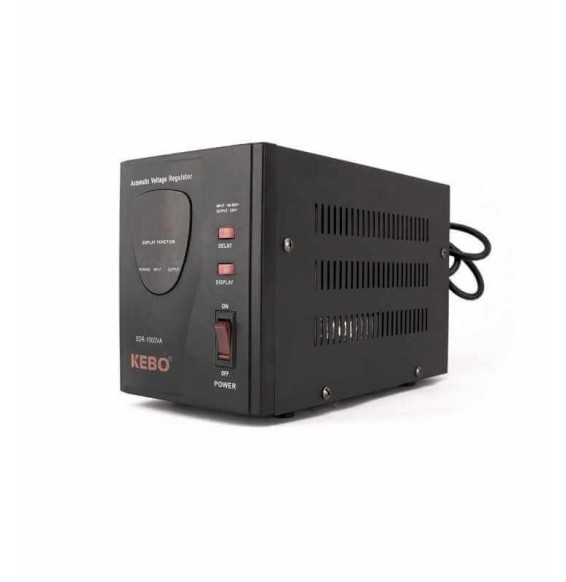 Régulateur de tension 600W 220V Kebo SDR-1000VA (KEBO-SDR-1000VA)