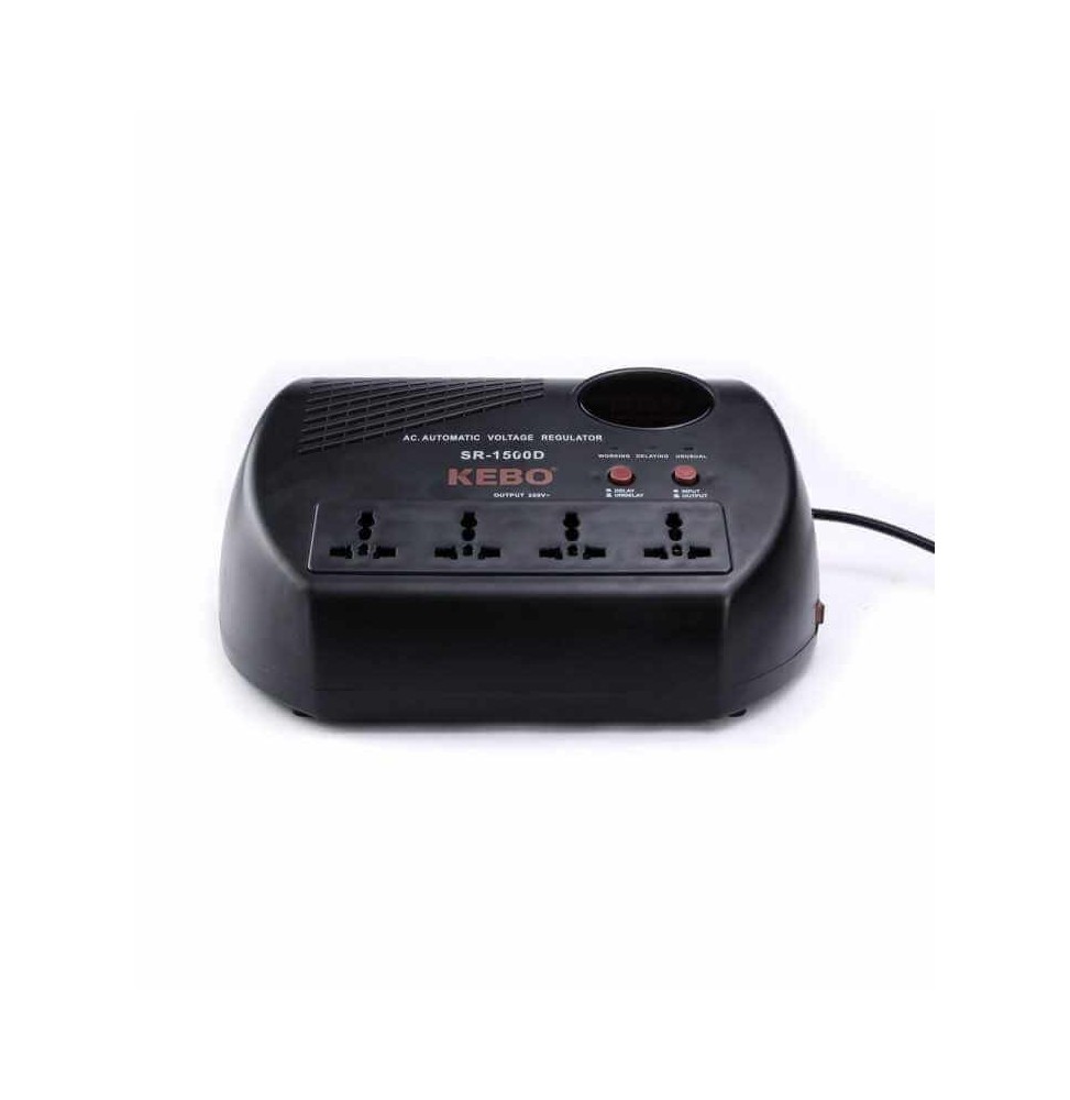 Régulateur de tension 1200W 220V Kebo SR-2000D (KEBO-SR-2000D)