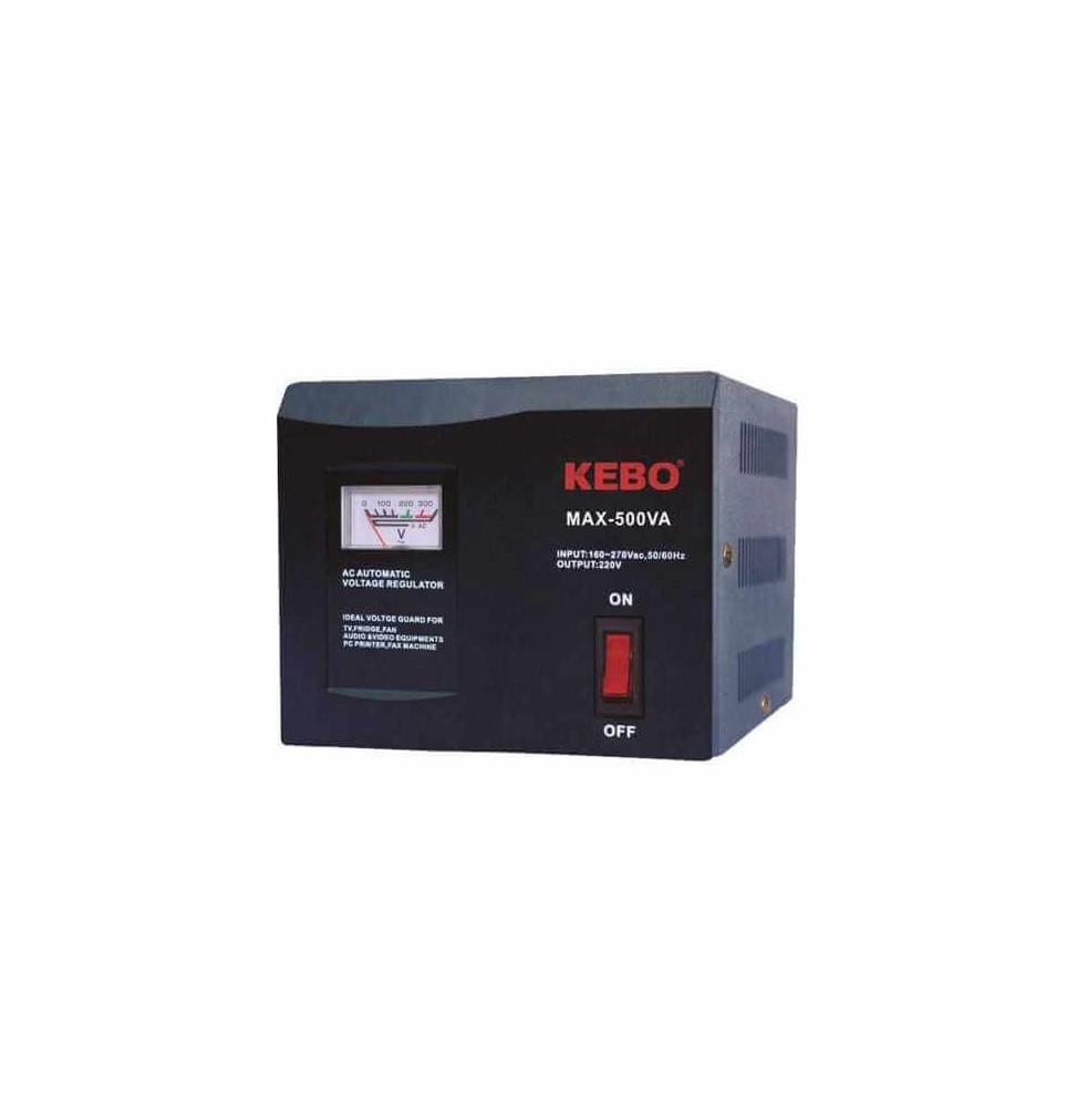 Régulateur de tension 300W 220V Kebo MAX-500VA (KEBO-MAX-500VA)