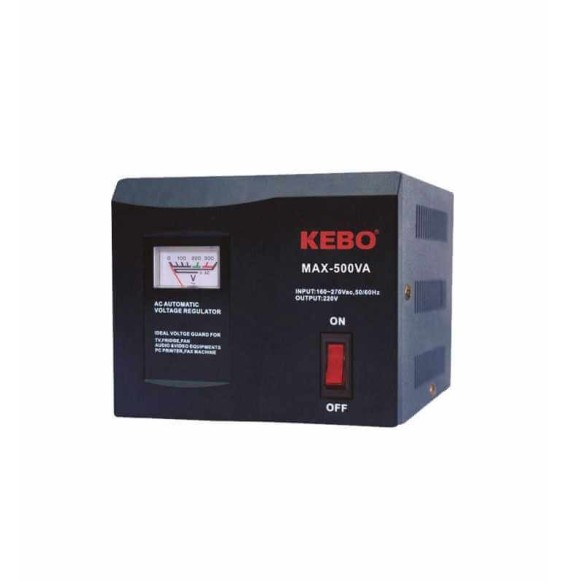 Régulateur de tension 300W 220V Kebo MAX-500VA (KEBO-MAX-500VA)