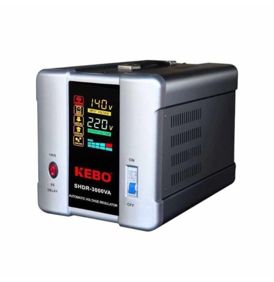Régulateur de tension 1800W 220V Kebo HDR-3000VA (KEBO-HDR-3000VA)