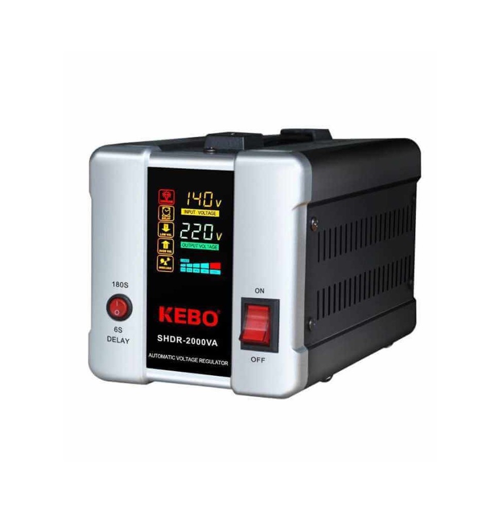 Régulateur de tension 900W 220V Kebo HDR-1500VA (KEBO-HDR-1500VA)