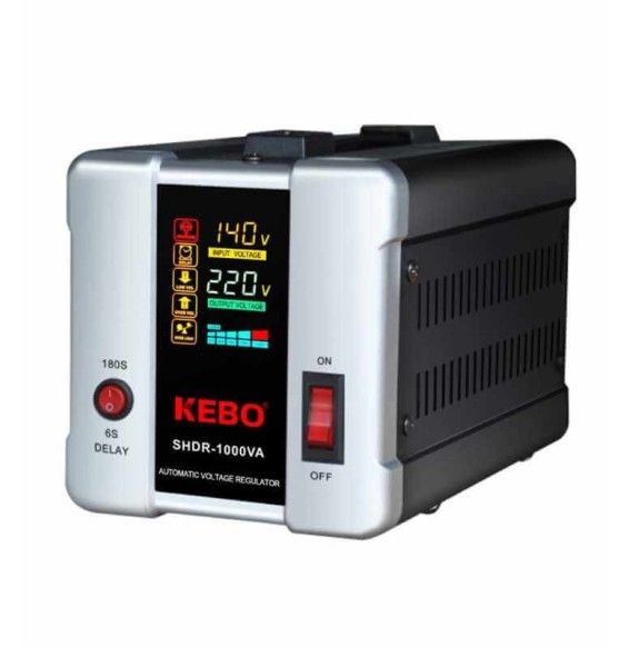 Régulateur de tension 600W 220V Kebo HDR-1000VA (KEBO-HDR-1000VA)