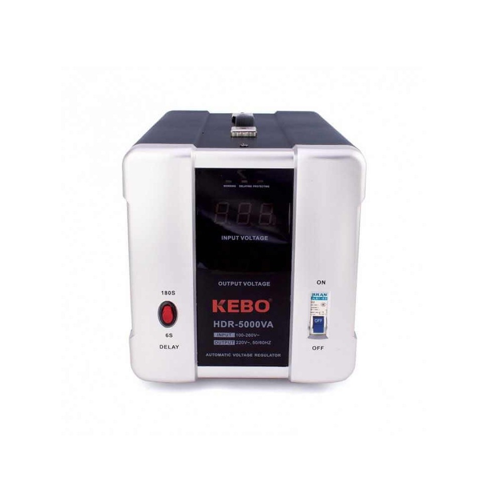 Régulateur de tension 3000W 220V Kebo HDR-5000VA (KEBO-HDR-5000VA)