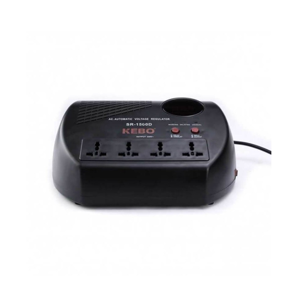 Régulateur de tension 1200W 220V Kebo SDR-2000VA (KEBO-SDR-2000VA)