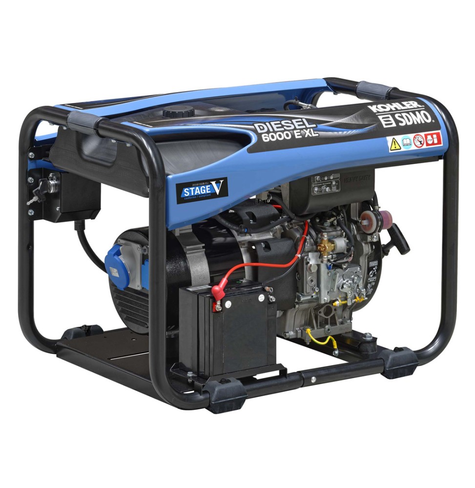 Groupe Electrogène Kohler 4,9 kW 6000 E XL C5 Gasoil Ouvert
