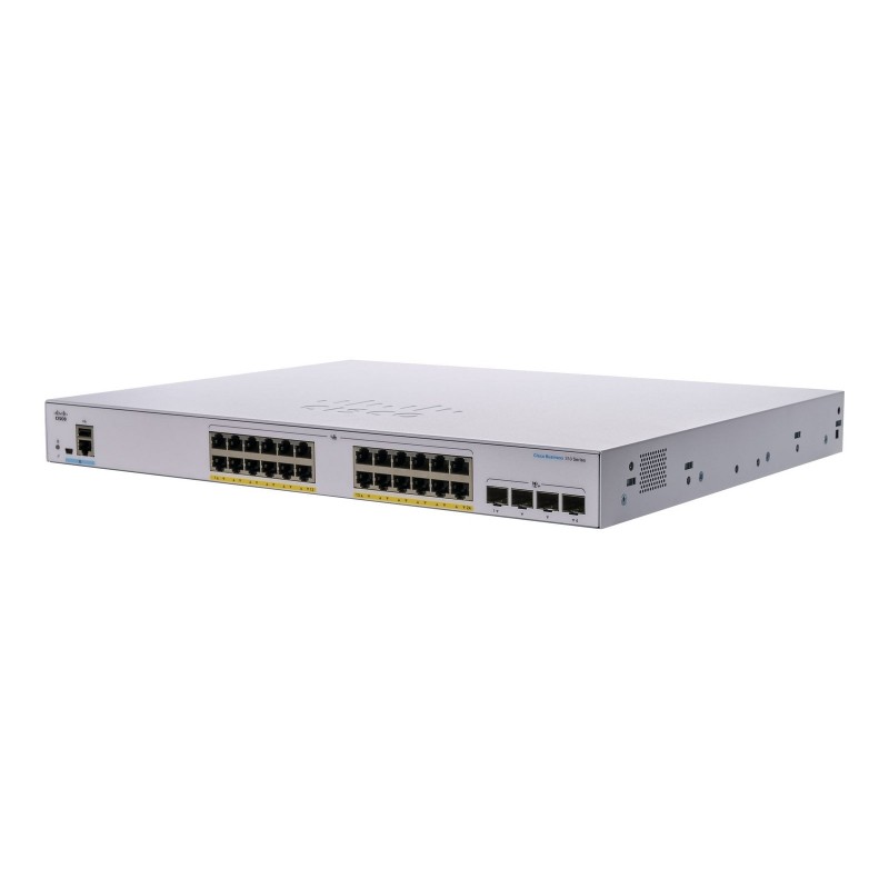 Switch Cisco Business 350 24 GigE   (Combo SFP)CBS350-24NP-4G PoE+ 24 ports
