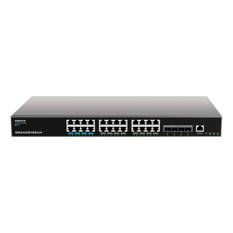 Switch Grandstream GWN7813P Layer 3 PoE SwitchGWN7813P PoE+ 24 ports