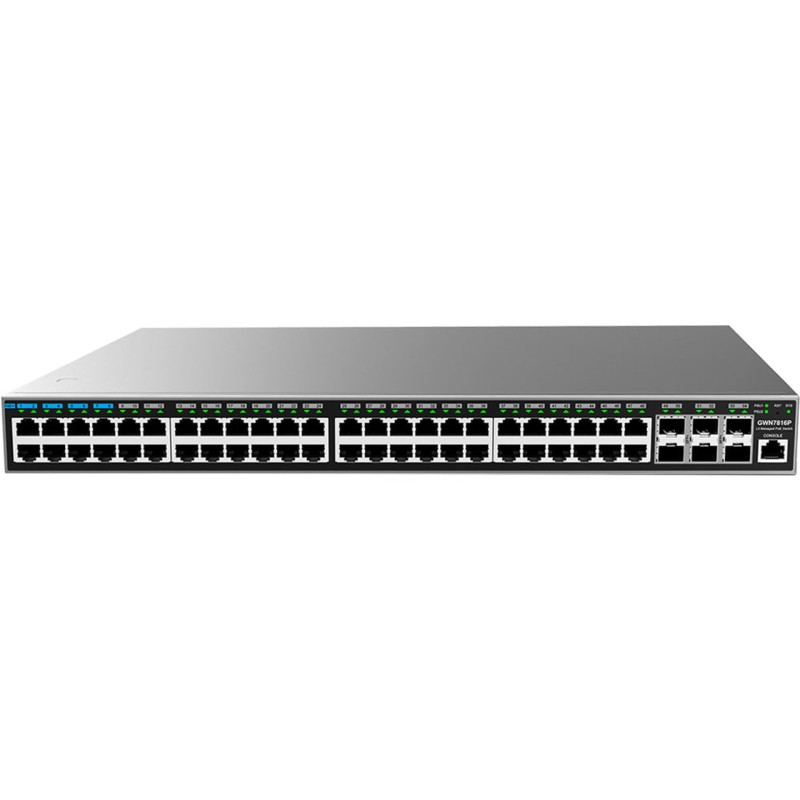 Switch Grandstream GWN7816P Layer 3 PoE SwitchGWN7816P PoE+ 48 ports