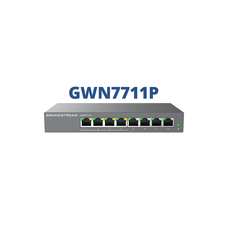 Switch Grandstream GWN7611P Managed Gigabit PoE SwitchGWN7611P PoE+ 16 ports