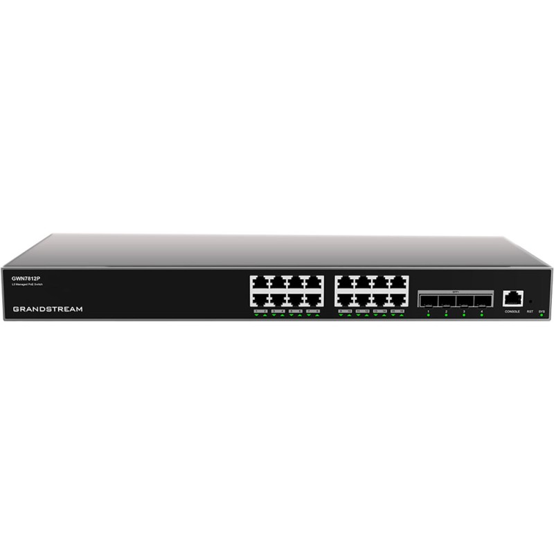 Switch Grandstream GWN7612P Managed Gigabit PoE SwitchGWN7612P PoE+ 24 ports