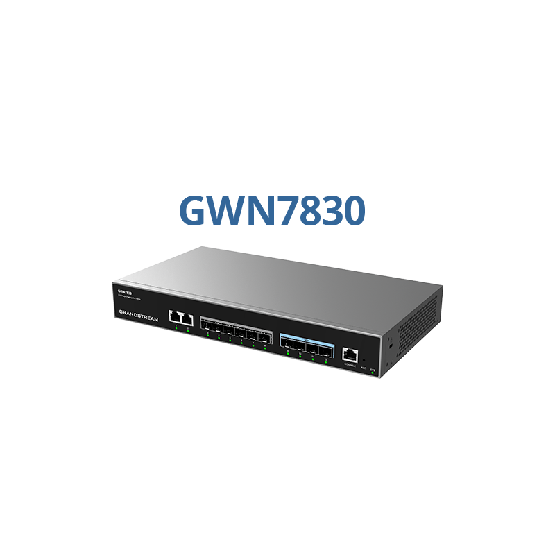 Switch Grandstream GWN7830P 10G Core PoE SwitchGWN7830P PoE+ 24 ports