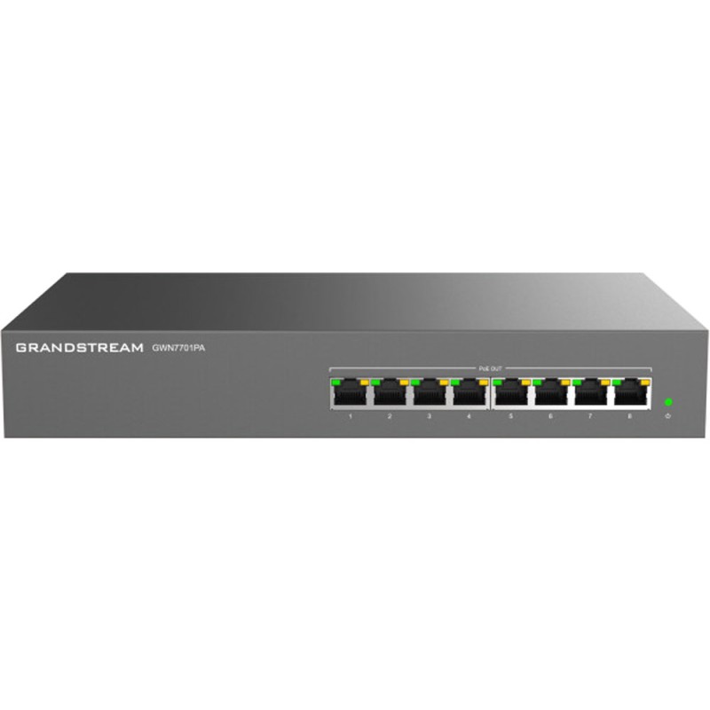 Switch Grandstream GWN7614P Managed PoE SwitchGWN7614P PoE+ 5 ports