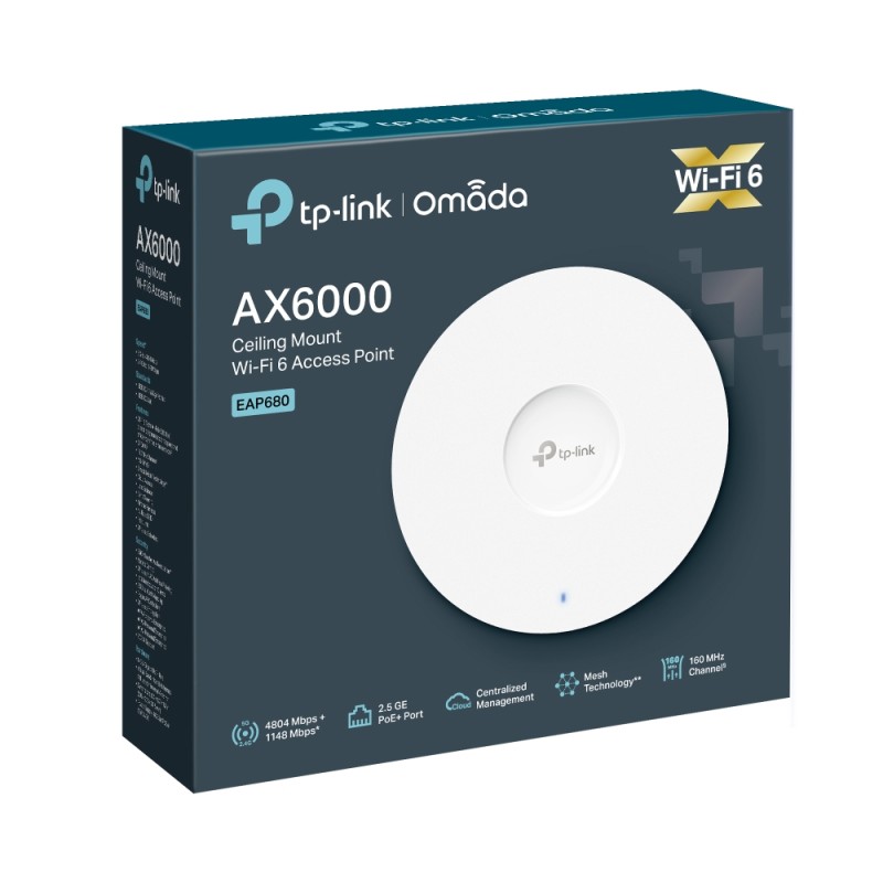 Point d'acces TPLink EAP680 PoE Wi-Fi 6