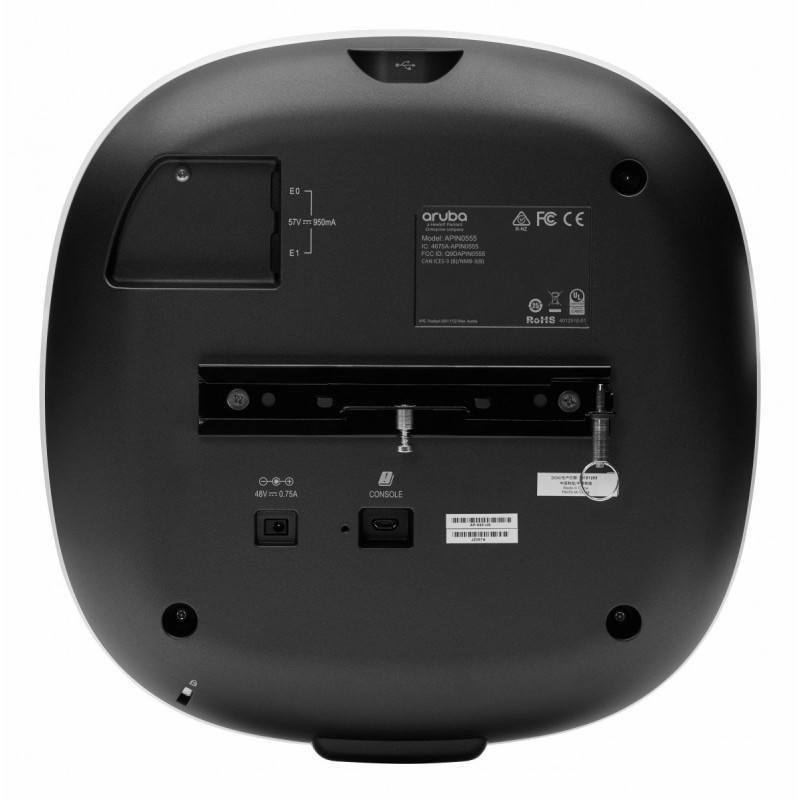 Point d'acces Aruba AP‑555 Wi‑Fi 6 Dual-radio 8×8/4×4, tri‑radio option