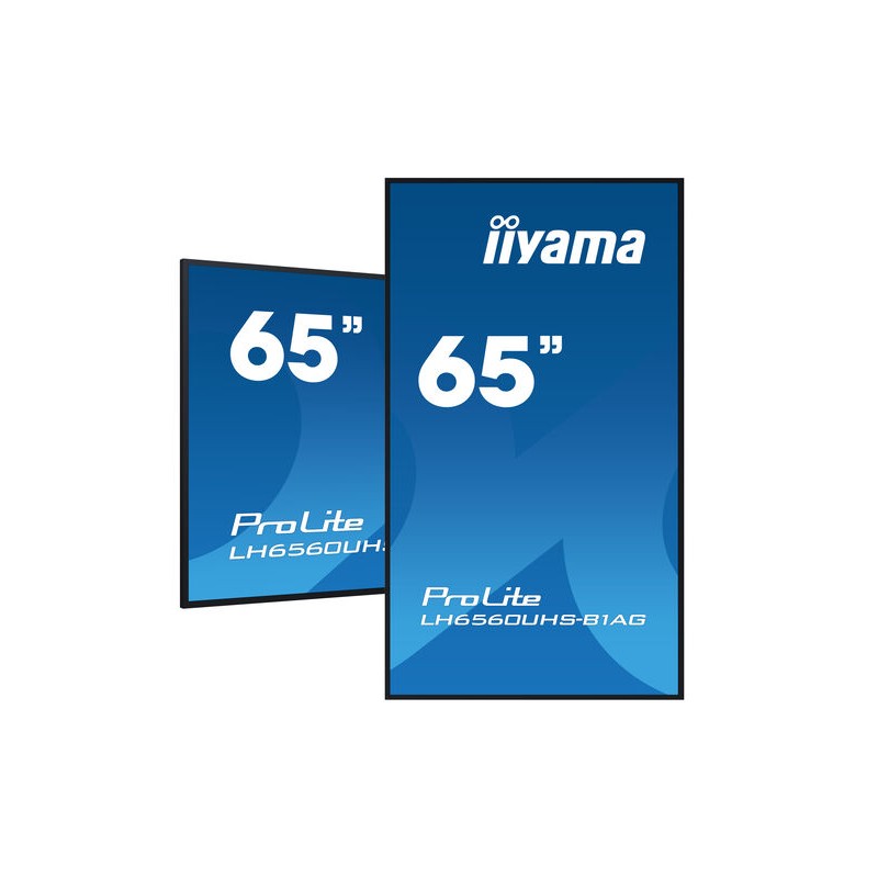 Totem publicitaire  65 pouces iiyama ProLite LH6560UHS-B1AG