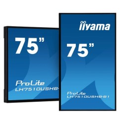 Totem publicitaire  75 pouces iiyama ProLite LH7565UHSB-B1