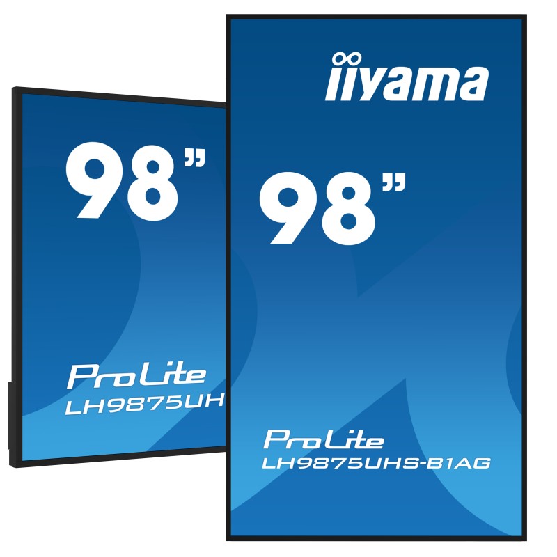 Totem publicitaire  98 pouces iiyama ProLite LH9875UHS-B1AG