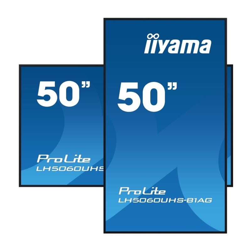 Totem publicitaire  50 pouces iiyama ProLite LH5060UHS-B1AG